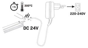 LED Лента NEON 5m LED/30W/24V зелен IP65