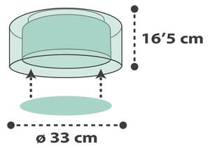 Dalber 41416H - Детска лампа CLOUDS 2xE27/60W/230V зелена