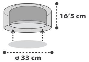 Dalber 41416E - Детска лампа CLOUDS 2xE27/60W/230V сива