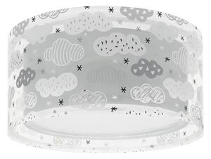 Dalber 41416E - Детска лампа CLOUDS 2xE27/60W/230V сива