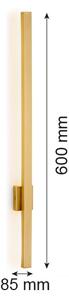 Argon 8063 - LED Аплик ASSE LED/6W/230V златист