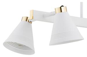 Argon 1773 - Полилей AVALONE 4xE27/15W/230V бял/златист