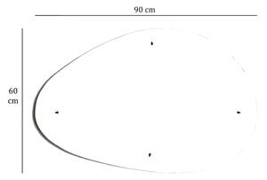 Огледало AYNA 60x90 cм овално