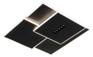 LED Димируем плафон LED/95W/230V 3000-6500K черен + дистанционно управление