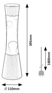 Rabalux 7030 - Лава лампа MINKA 1xGY6,35/20W/230V розова