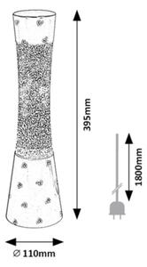 Rabalux 7027 - Лава лампа MINKA 1xGY6,35/20W/230V розова