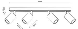 Spot-Light 3914174 - LED Таванен спот MATTI 4xGU10/5W/230V дъб