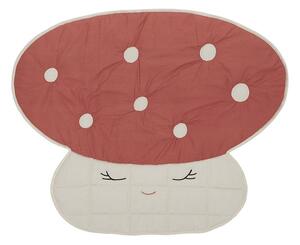 Червено детско килимче за игра 120x98 cm Mushroom – OYOY Mini