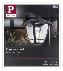 Paulmann 94392 - 1xE27/12W IP44 Екстериорен аплик CLASSIC 230V