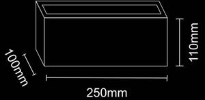 Екстериорен аплик TOKIO 1xE27/12W/230V IP54