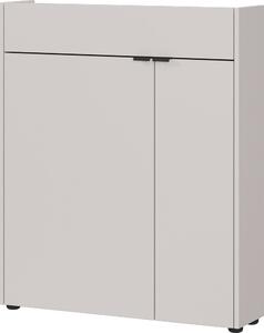 Кремаво матово шкафче 83x99x22 cm Ameca – Germania