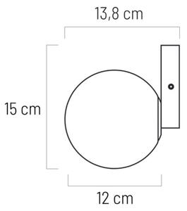 Klausen 146014 - LED Аплик за баня ARIA 1xG9/5W/230V IP44 златист