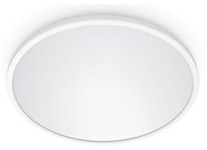 WiZ - LED Димируем плафон SUPERSLIM LED/22W/230V бял Wi-Fi