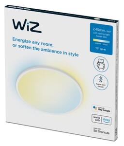 WiZ - LED Димируем плафон SUPERSLIM LED/22W/230V бял Wi-Fi