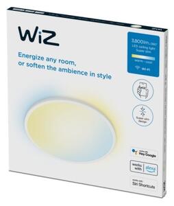 WiZ - LED Димируем плафон SUPERSLIM LED/32W/230V бял Wi-Fi