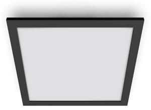 WiZ - LED Димируем плафон SUPERSLIM LED/36W/230V черен Wi-Fi
