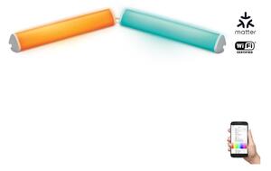 WiZ - Комплект 2x LED RGBW димируема лампа BAR LED/5,5W/230V Wi-Fi