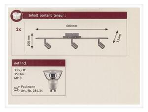 Paulmann 66708 - 3xGU10/10W Спот GEORGIA 230V