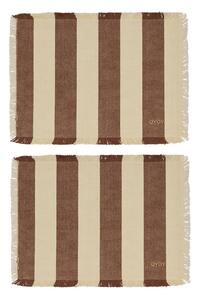 Подложки за хранене в комплект 2 бр. от органичен памук 36x48 cm Toppu – OYOY Living Design