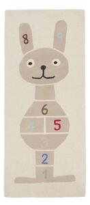 Ръчно изработено детско килимче за игра със смес от вълна 75x180 cm Rabbit Hopscotch – OYOY Mini