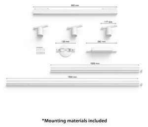 Philips-К-кт 4бр.LED RGB Dдимируеми лампи за релсова система Hue LED RGB/44,6W/230V
