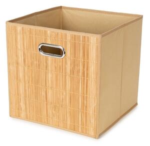Бамбукова кутия за съхранение в естествен цвят 31x31x31 cm – Compactor