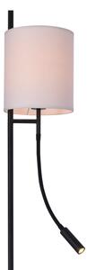 LED Лампион TOKYO 1xE27/40W/230V + LED/3W черен/бял