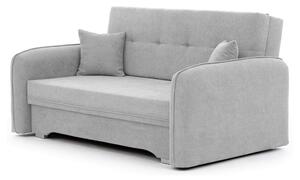Светлосив шенилов разтегателен диван с място за съхранение 155 cm Laine – ELTAP