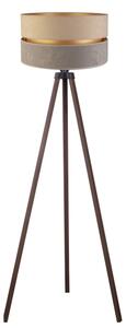 Duolla - Лампион DUO 1xE27/60W/230V Ø 44 см бежов/сив/кафяв