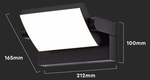 LED Екстериорен аплик LED/17W/230V 4000K IP65
