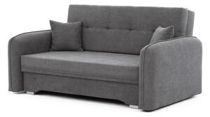 Сив шенилов разтегателен диван с място за съхранение 155 cm Laine – ELTAP