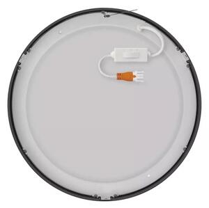LED Плафон LED/28,5W/230V 3000/3500/4000K Ø 30 см черен