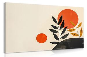 Картина на платно – Japandi листа