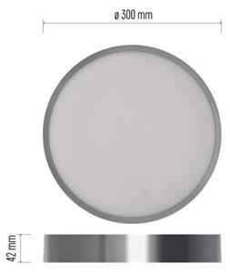 LED Плафониера LED/28,5W/230V 3000/3500/4000K Ø 30 см хром