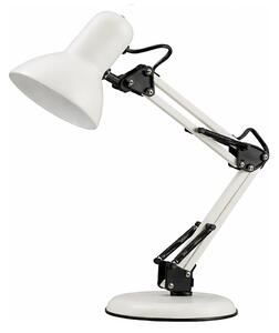 Бяла настолна лампа 1xE14/25W/230V