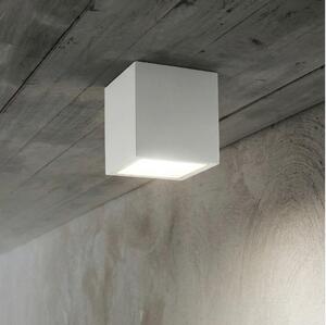 Ideal Lux - Външно спот осветително тяло TECHO 1xGU10/20W/230V 9x9 cm IP54 бяло