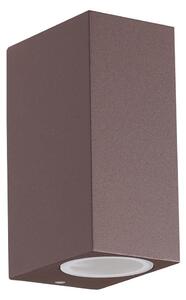 Ideal Lux - Външна стенна лампа UP 2xG9/15W/230V IP44 кафява