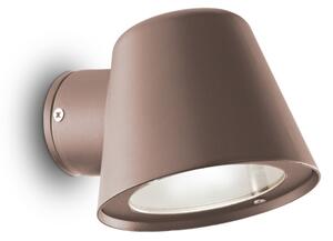 Ideal Lux - Външно стенно осветително тяло GAS 1xGU10/28W/230V IP43 кафяво