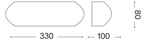 Ideal Lux - Външно стенно осветително тяло GIOVE 1xE27/60W/230V IP54 кафяво