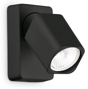 Ideal Lux - LED стенно точково осветително тяло RUDY 1xGU10/7W/230V CRI 90 черно