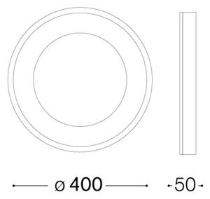 Ideal Lux - LED таванно осветително тяло PLANET LED/20W/230V CRI 90 Ø 40 см бяло