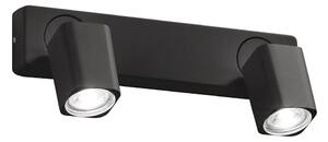 Ideal Lux - LED стенен спот RUDY 2xGU10/7W/230V CRI 90 черен