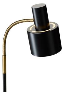 Halo Design 746866 - Подова лампа VOGUE 1xE27/40W/230V черна/месинг