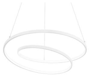 Ideal Lux - LED димируем полилей на кабел OZ LED/55W/230V Ø 80 см CRI 90 бял