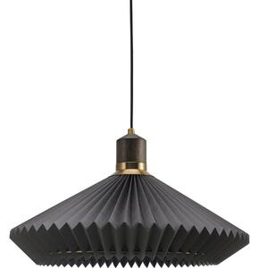 Halo Design 744299 - полилей на кабел PARIS 1xE27/60W/230V, диаметър 56 см, черен/месинг/дъб