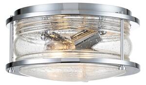 Quintiesse QN-ASHLANDBAY-F-PC-BATH – плафон за баня ASHLAND, 2xE27/60W/230V, IP44