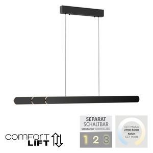 Schöner Wohnen 12577-18 - димируема LED висяща лампа на шнур ADRIANA 2xLED/24W/230V черна