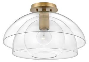 Quintiesse QN-LOTUS-P-HBR - Полилей на тръба LOTUS 1xE27/60W/230V, златист