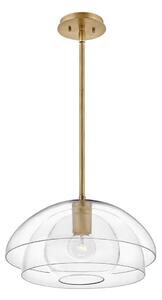 Quintiesse QN-LOTUS-P-HBR - Полилей на тръба LOTUS 1xE27/60W/230V, златист
