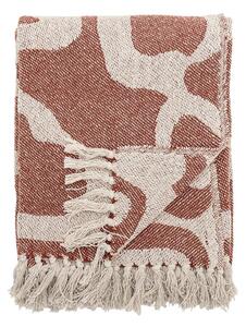 Кафяво одеяло от рециклиран памук 130x160 cm Salobre – Bloomingville